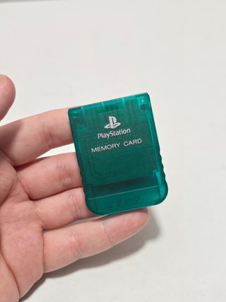memory card ps1 verde 1193 Sony - memoria play1