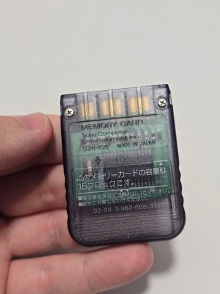memory card ps1 azul oscuro Sony - memoria play1