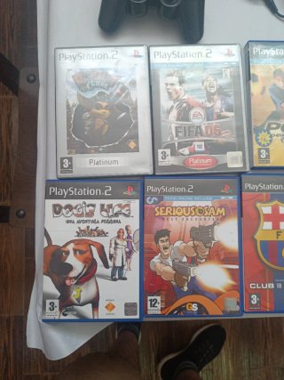 Consola PS2 Slim + 9 Juegos