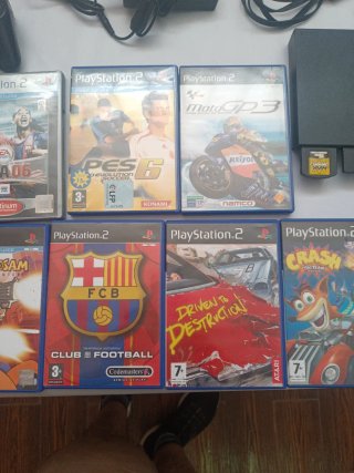 Consola PS2 Slim + 9 Juegos