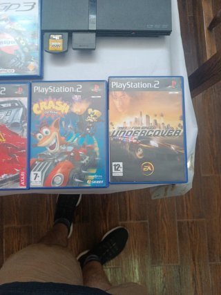 Consola PS2 Slim + 9 Juegos
