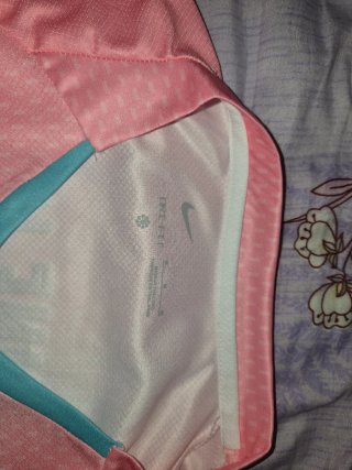 Camiseta Fútbol Nike Rosa y Azul