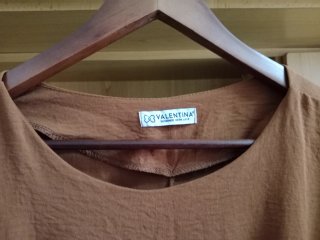 Blusa corta VALENTINA fruncida  4XL Talla 52