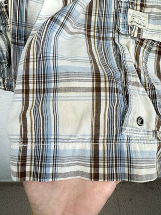 Pantalones Cortos Levi's Cargo Cuadros Retro 2000s