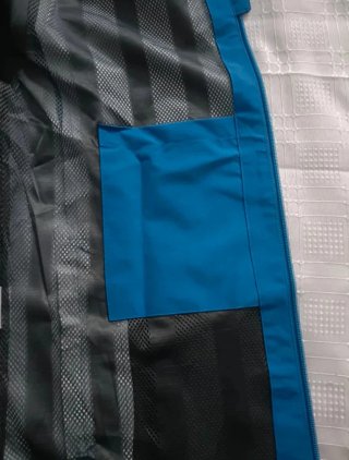 Chaqueta cortavientos mujer azul, talla L