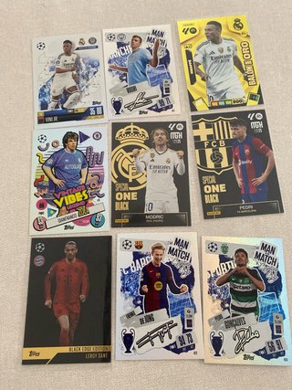 Lote de cromos de futbol