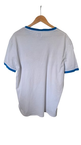 T-Shirt Guess Vintage Y2K Bianca Azzurra Rossa  XL