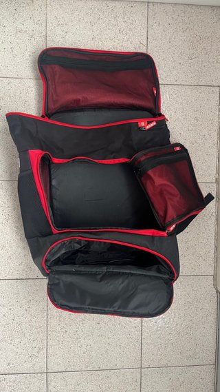 Mochila Zone3 Transition 40L Negra/Roja