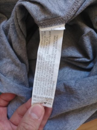 Camiseta Zara MTV Estampada Gris