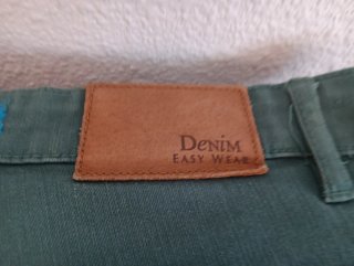 Pantalón vaquero verde mujer Denim