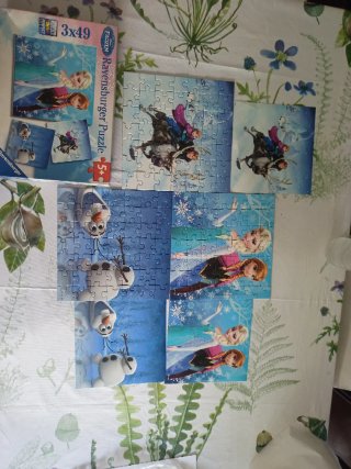 Puzzles princesas disney, de distintos tamaños