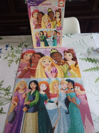 Puzzles princesas disney, de distintos tamaños
