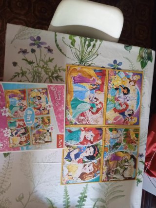 Puzzles princesas disney, de distintos tamaños