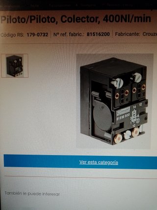 Electroválvulas Neumáticas Cruzet lote