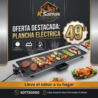 Plancha Eléctrica K'Sama