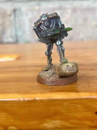 Guerrero Necron Metal Plomo 2a edición 40k