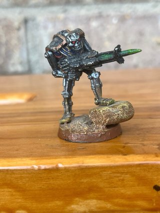 Guerrero Necron Metal Plomo 2a edición 40k