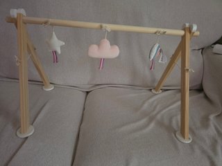Columpio de madera para juegos de bebé marca vertb