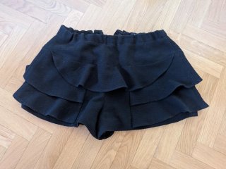 Falda pantalón corto negro