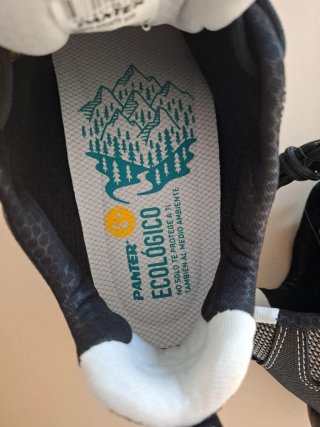Zapatos de seguridad Panter Hombre Negro/Gris