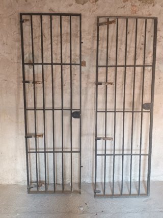 Doble puerta hierro forjado macizo