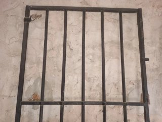 Doble puerta hierro forjado macizo