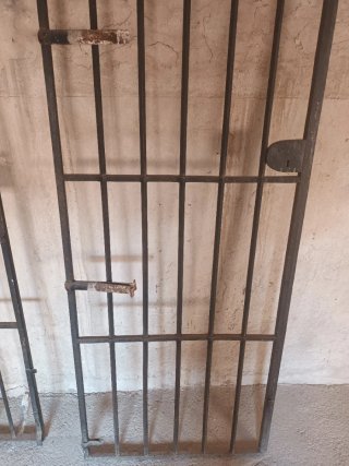 Doble puerta hierro forjado macizo