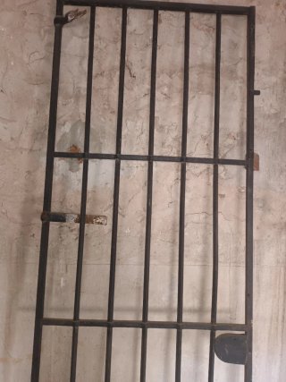 Doble puerta hierro forjado macizo