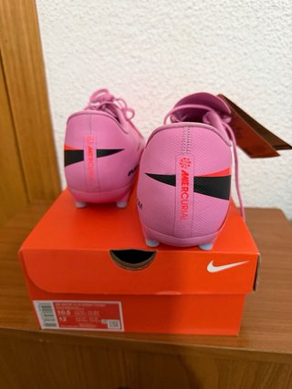 Zapatillas Fútbol Nike FG/AG Rosa/Rojo Talla 42