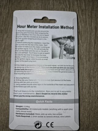 Cuenta horas service para mantenimiento moto KTM