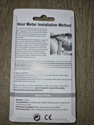 Cuenta horas service para mantenimiento moto KTM