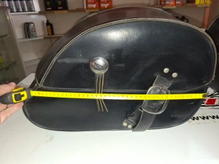 Alforjas Honda Originales Cuero Negro