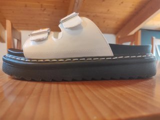 Sandalias Catwalk Plataforma Talla 39 Blancas