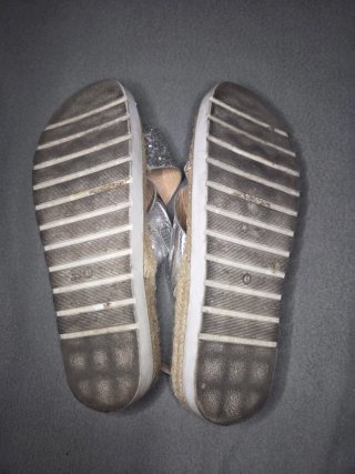 Sandalias plateadas T.41
