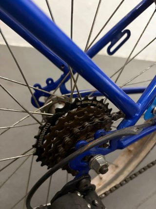 Bicicleta Plegable Azul