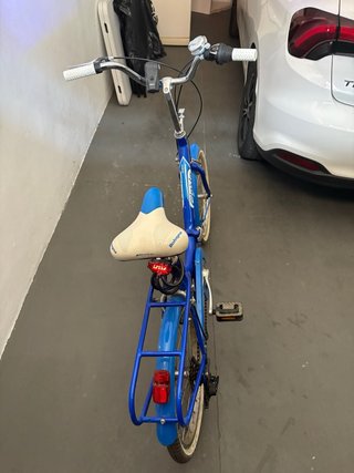 Bicicleta Plegable Azul