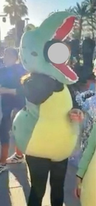 Costume da dinosauro per bambino/adulto