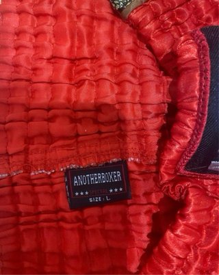 Pantalones Muay Thai ANOTHER BOXER Rojo/Dorado