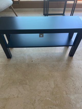 Mesa auxiliar LACK IKEA negra
