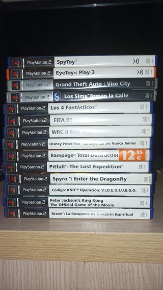 Playstation 2 + 1 mando + 14 juegos