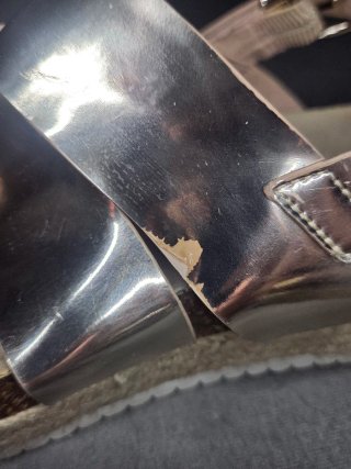 Sandalias doradas Stradivarius T.41