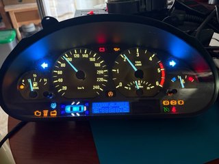 Cuadro instrumentos BMW E46 Ocean blue