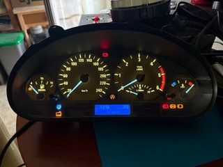Cuadro instrumentos BMW E46 Ocean blue