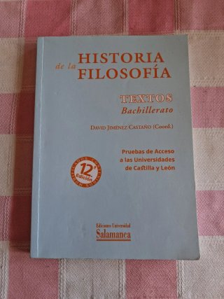 Historia de la filosofía textos : bachillerato