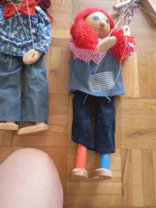 Marionetas de madera artesanales