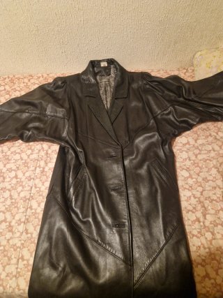 Chaqueta Larga Mujer Cuero MARTINEBRON Vintage