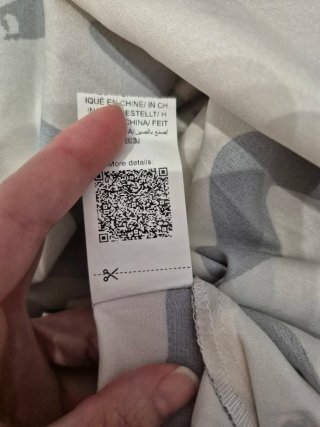 Vestido blanco y negro con estampado