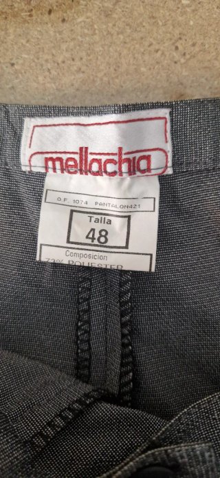 Pantalón señora gris Mellachia talla 48