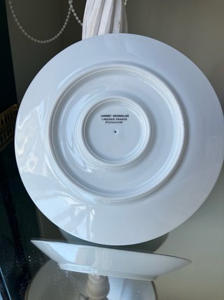 Salsera Limoges Jammet-Seignolles con plato