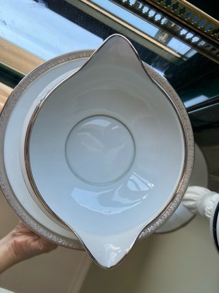 Salsera Limoges Jammet-Seignolles con plato
